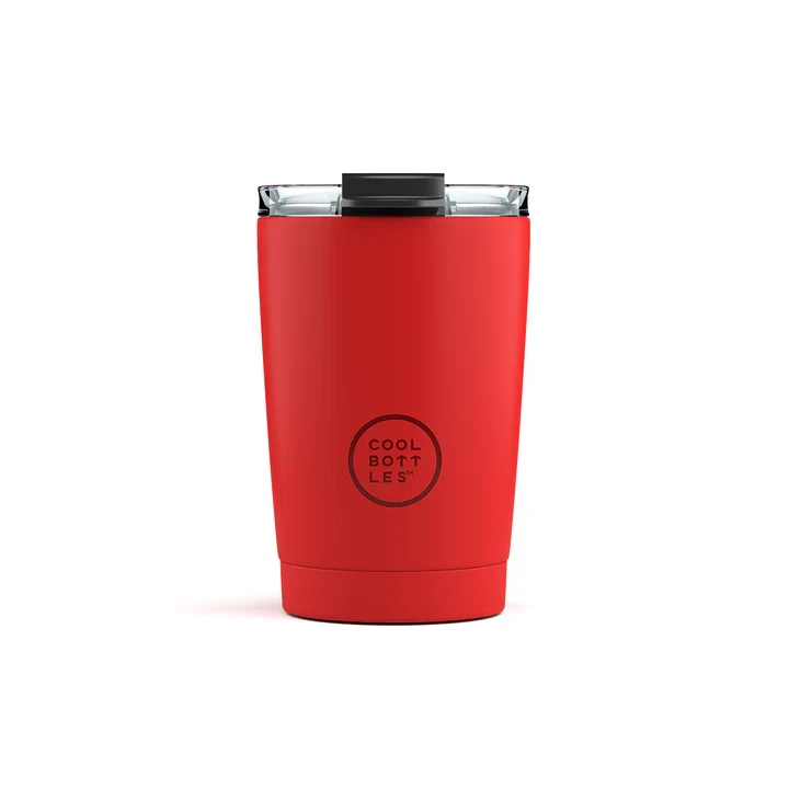 Taza Térmica Vivid Red 330ml - COOL BOTTLES