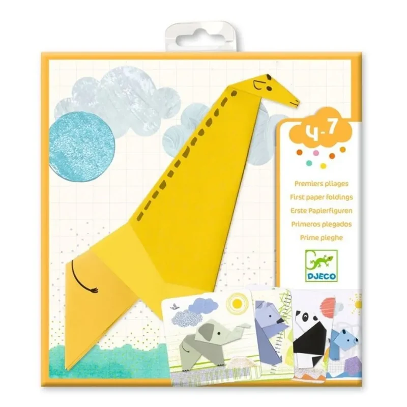Crear con papel 1, 2, 3 Plegado · DJECO