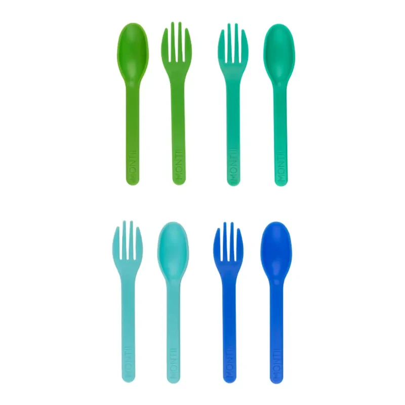 Set de Cuchara y Tenedor MontiiCo - Blueberry
