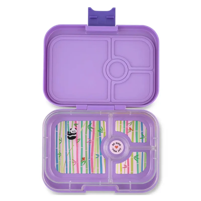 Fiambrera Yumbox Panino 4 secciones - Dreamy purple Panda