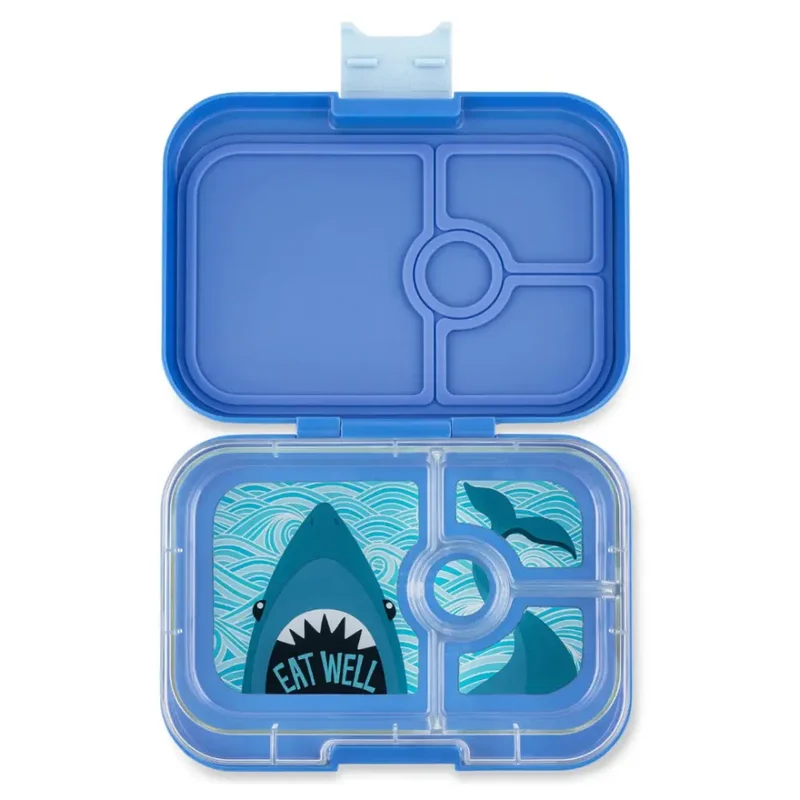 Fiambrera Yumbox Panino 4 secciones - True Blue Shark