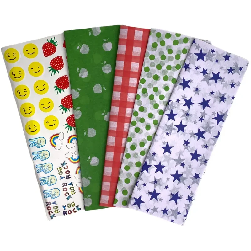 Papel para envolver bocadillos Yumbox - Estrellas