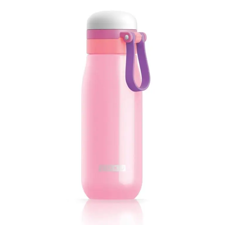 Botella ultraligera de Acero inoxidable Zoku - Rosa - 500ml