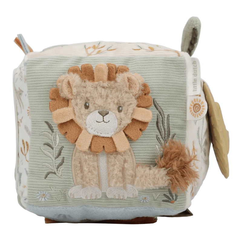 Cubo Blandito de Actividades Safari Friends · Little Dutch