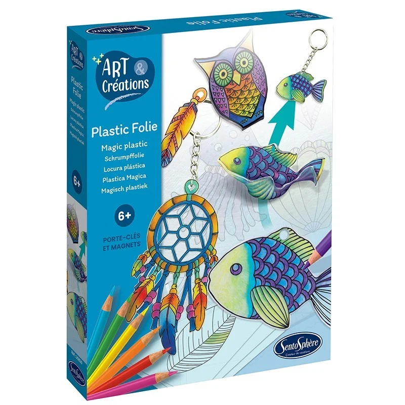 Plastic Folie Llaveros e Imanes