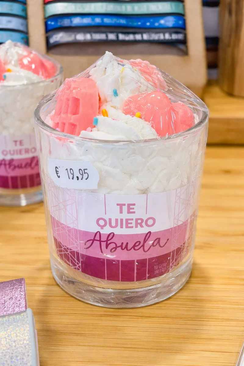 Vela Te Quiero Abuela - MARRONYNEGRO