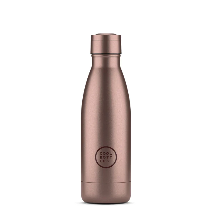 Botella Acero Térmica Metallic Rose 350ml - COOL BOTTLES