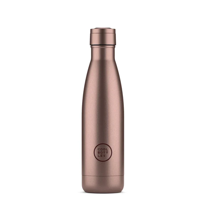 Botella Acero Térmica Metallic Rose 500ml - COOL BOTTLES
