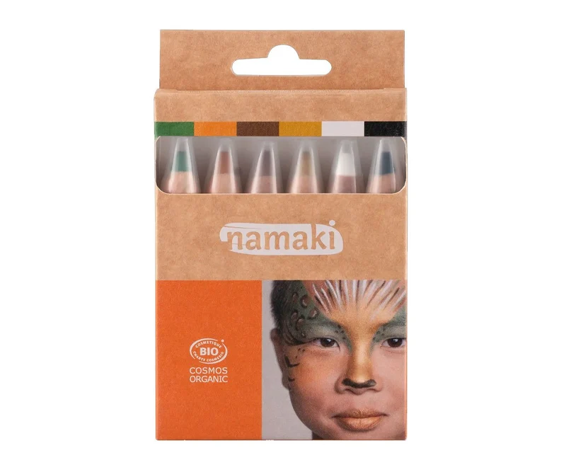 Set de 6 Lápices Maquillaje Mundo salvaje