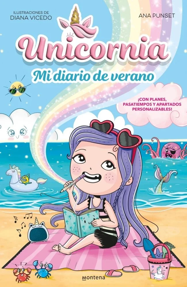 Libro Mi diario de verano - Unicornia - MONTENA
