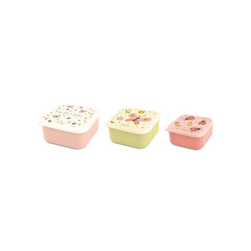 Pack de 3 Snack Box Butterfly - MINILAND