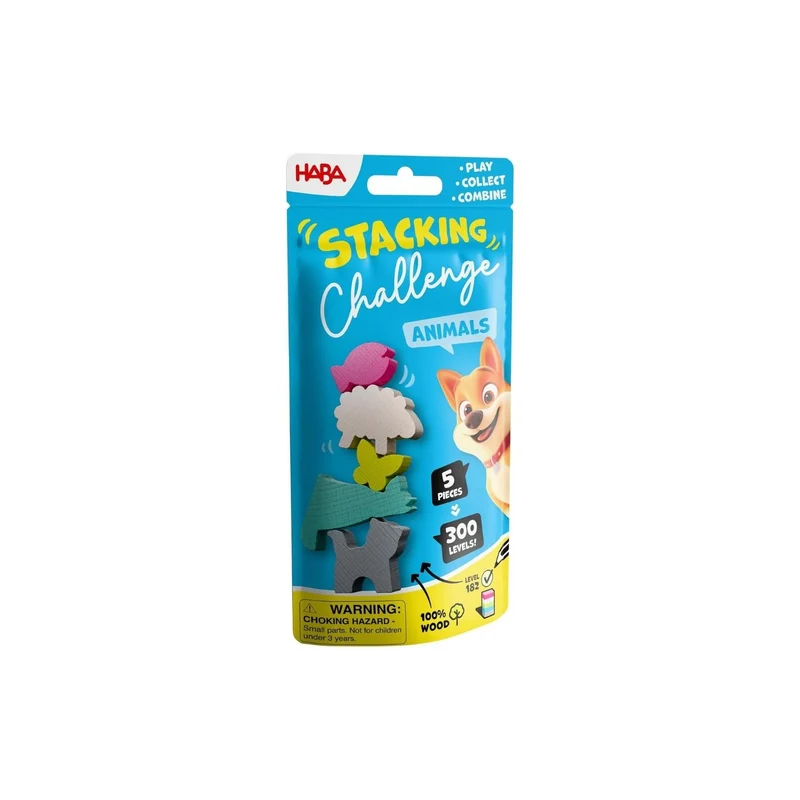 Juego de equilibrio Stacking challenge – ANIMALES HABA
