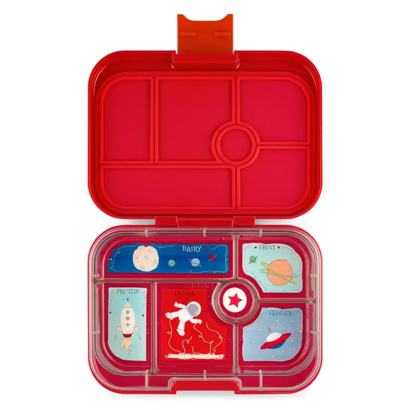 Fiambrera Yumbox Original 6 secciones - Roar red Rocket