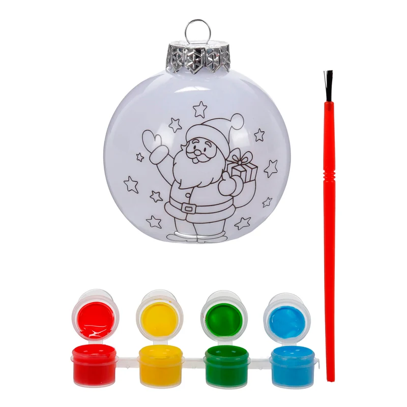 Art.12965 Kit Navidad Pinta tu Esfera 8cm