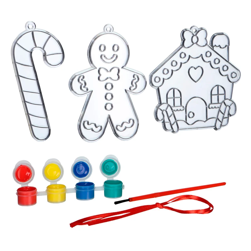 Art.12962 Kit Navidad Pinta tu Vitral 11x7cm (aprox)