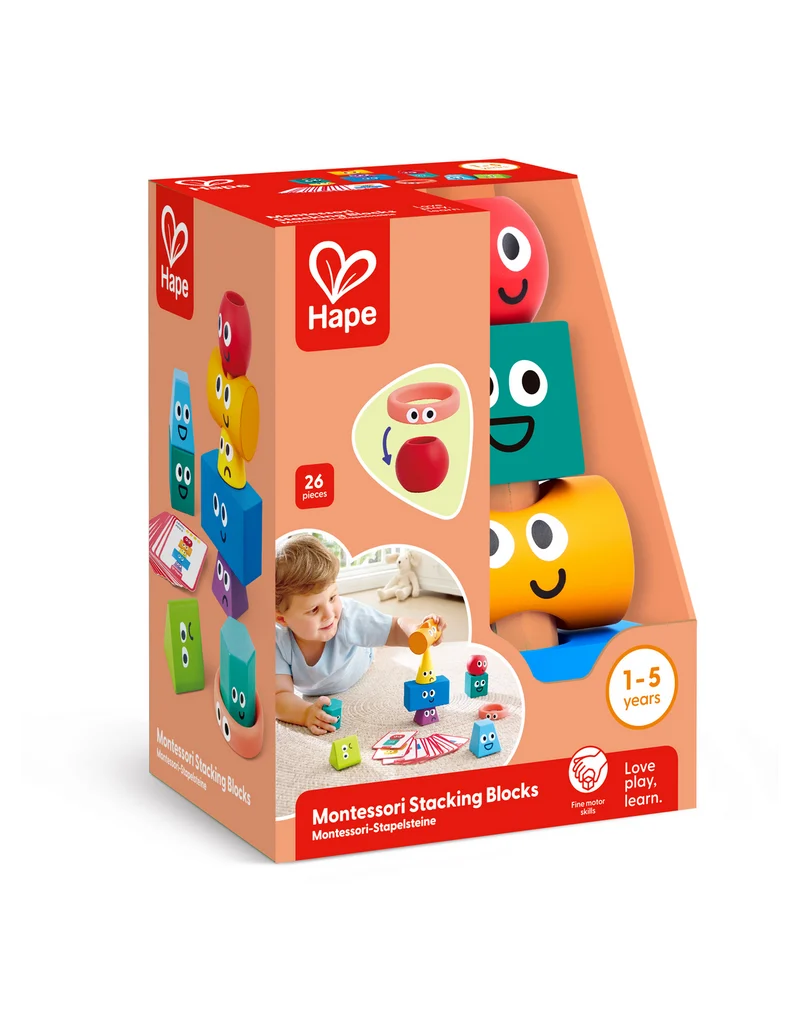 Bloques apilables Montessori · Hape