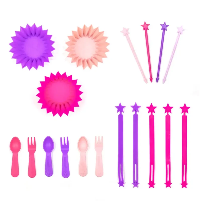 Set de Cubiertos y Accesorios Lunch Punch - Pink Power