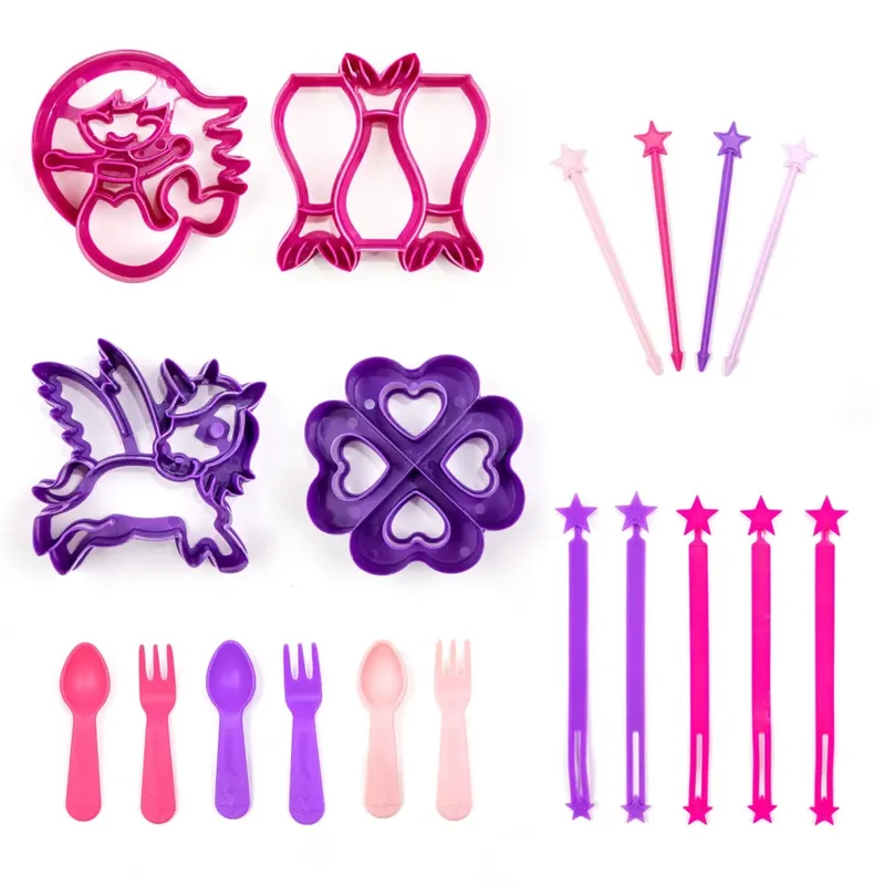 Set de Cortadores y Accesorios Lunch Punch - Unicornio & Sirena
