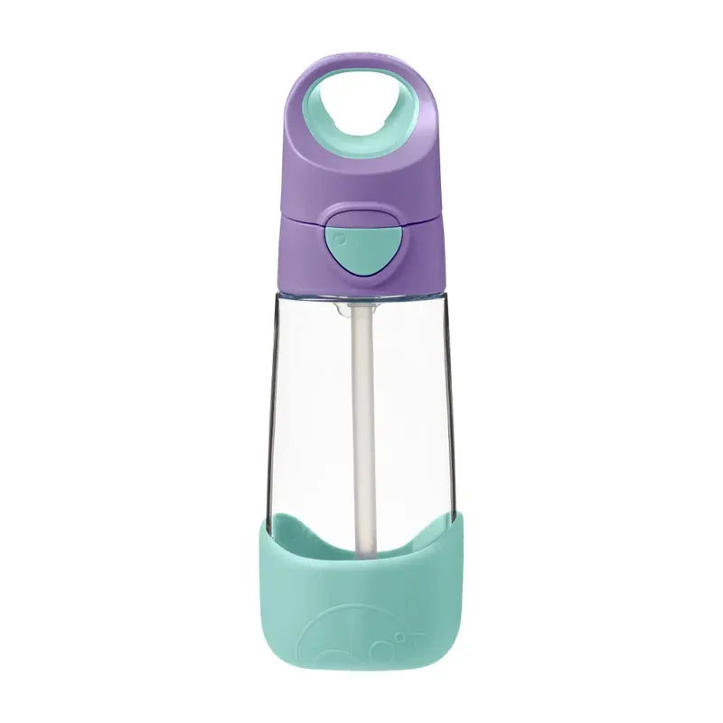 Botella con Pajita B.Box 450ml - Lilac Pop