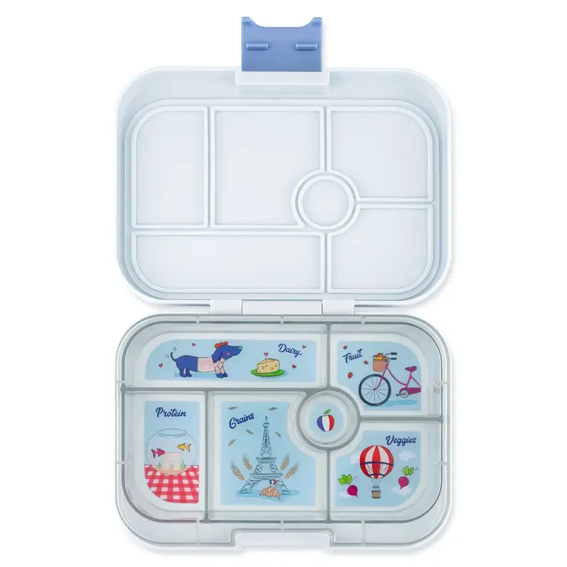 Fiambrera Yumbox Original 6 secciones - Hazy Gray Paris