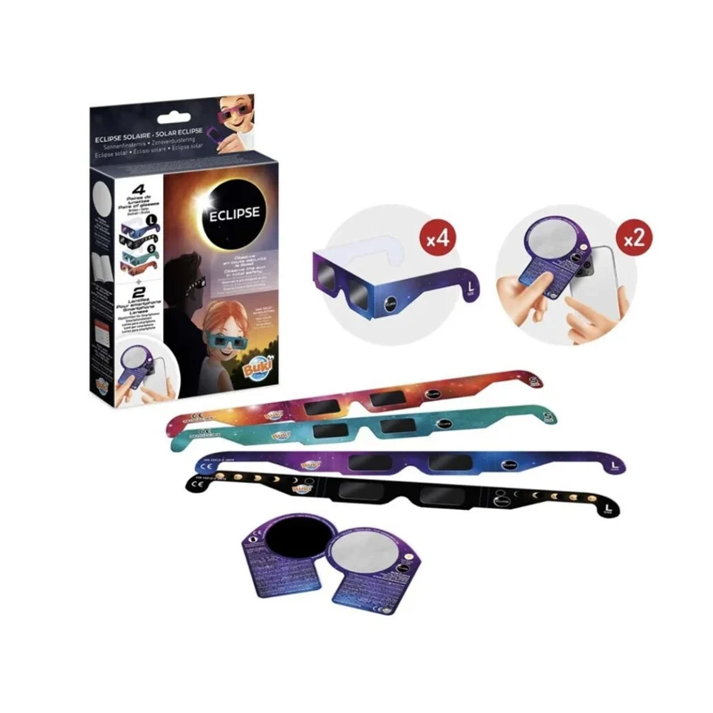Gafas para eclipses SOLAR Pack familiar