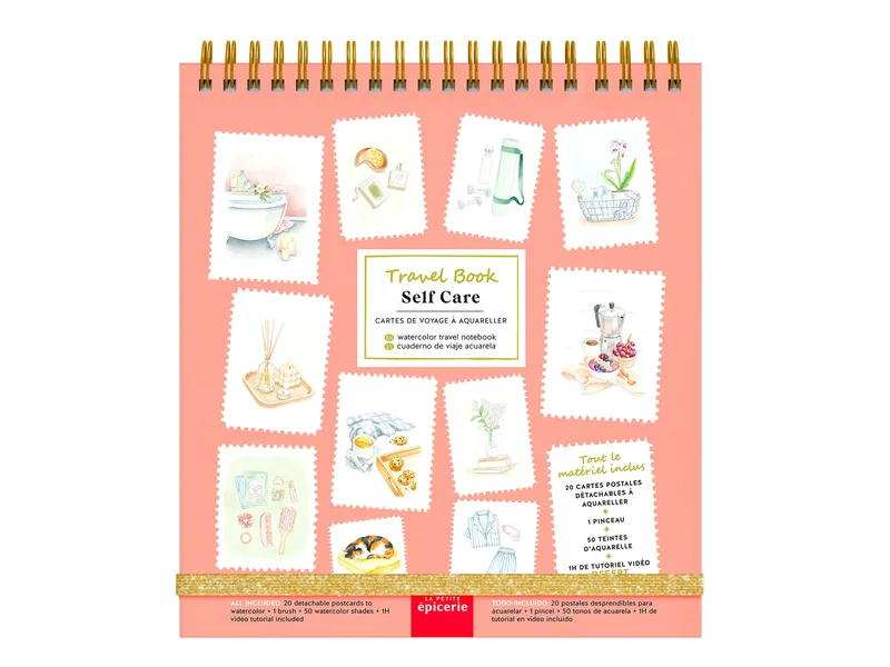 Travel Book Acuarela Self Care · La Petite Épicerie