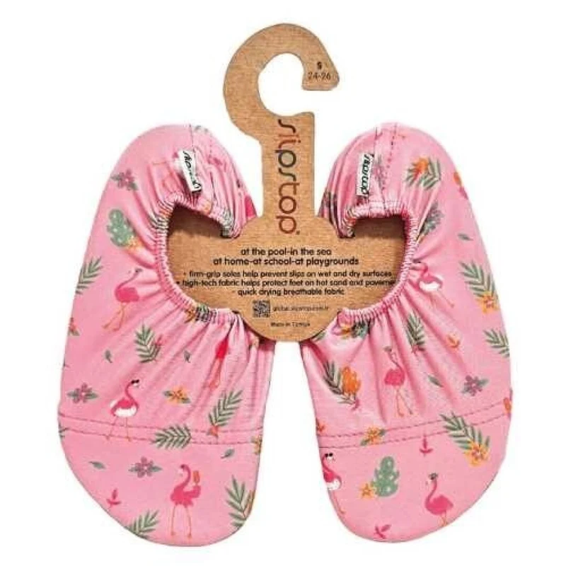Calcetines Antideslizantes Piscina/Playa Flamingos - SLIP STOP