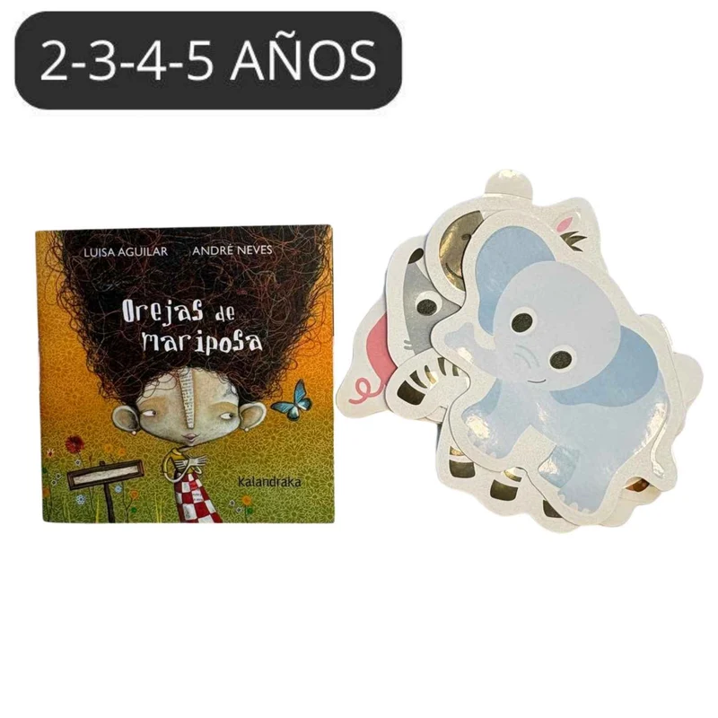 Bolsita de cumple con Mini libro Kalandraka + 5 pegatinas reposicionables