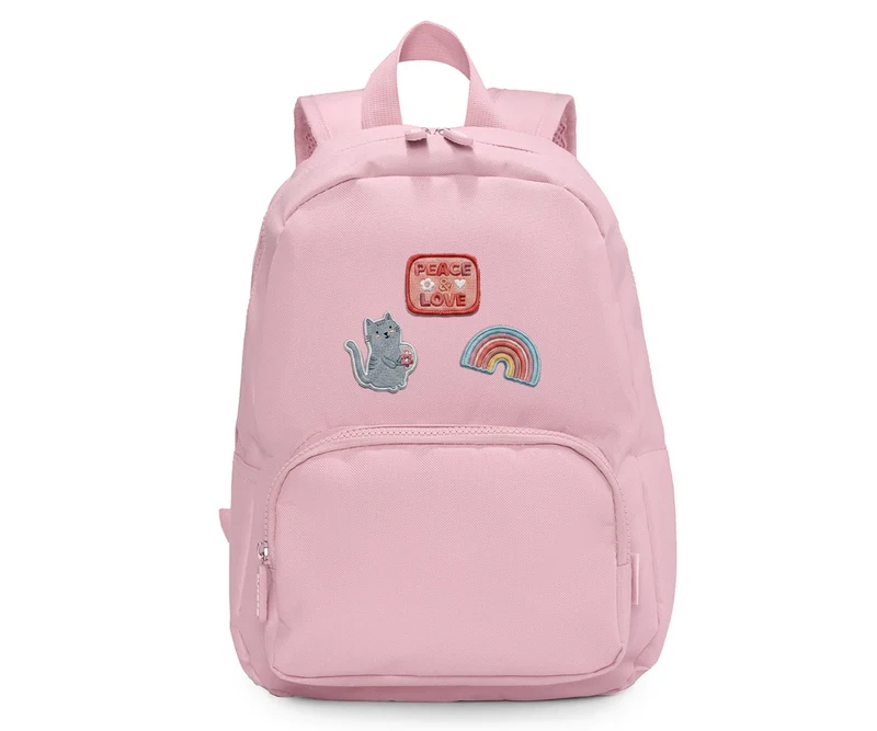 Mochila Solid Pink con 6 parches Autoadhesivos