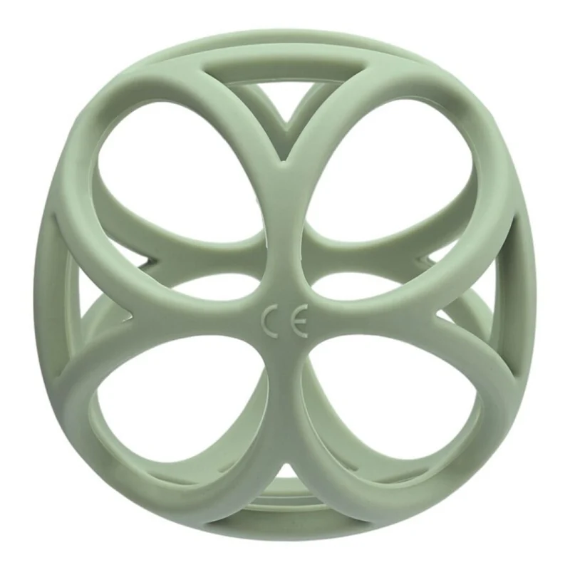 Pelota Sensorial Silicona Verde - LITTLE DUTCH