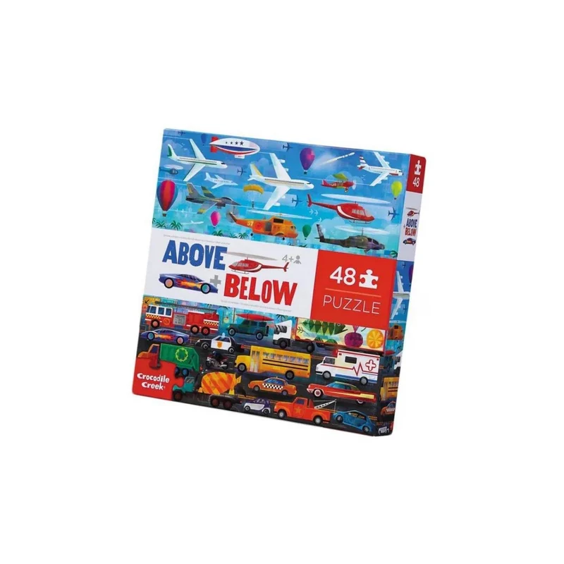 Puzzle Vehículos Above & Below 48 piezas