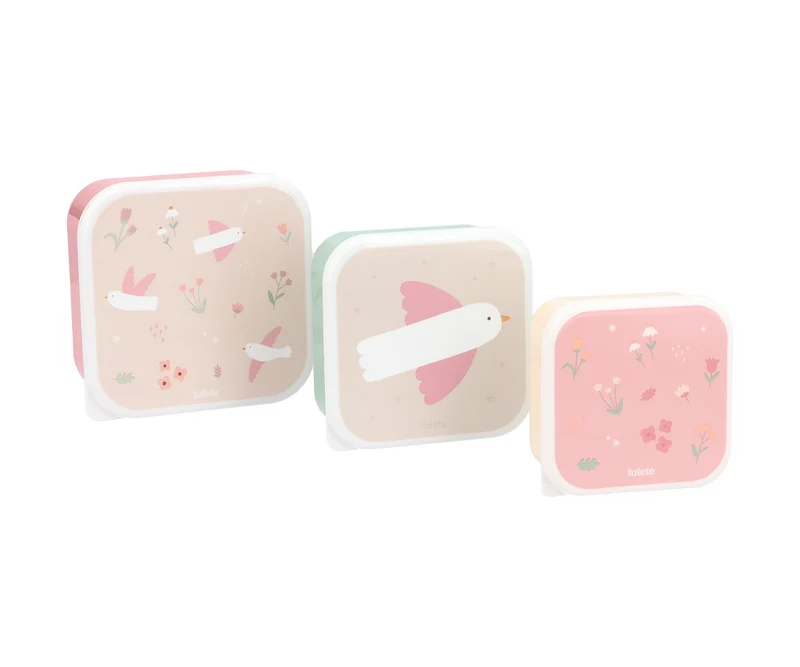 Pack 3 Cajas Almuerzo Blossom Birds