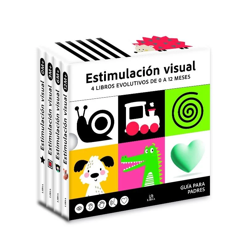 Estuche Estimulación Visual 0 a 12 meses - LIBSA