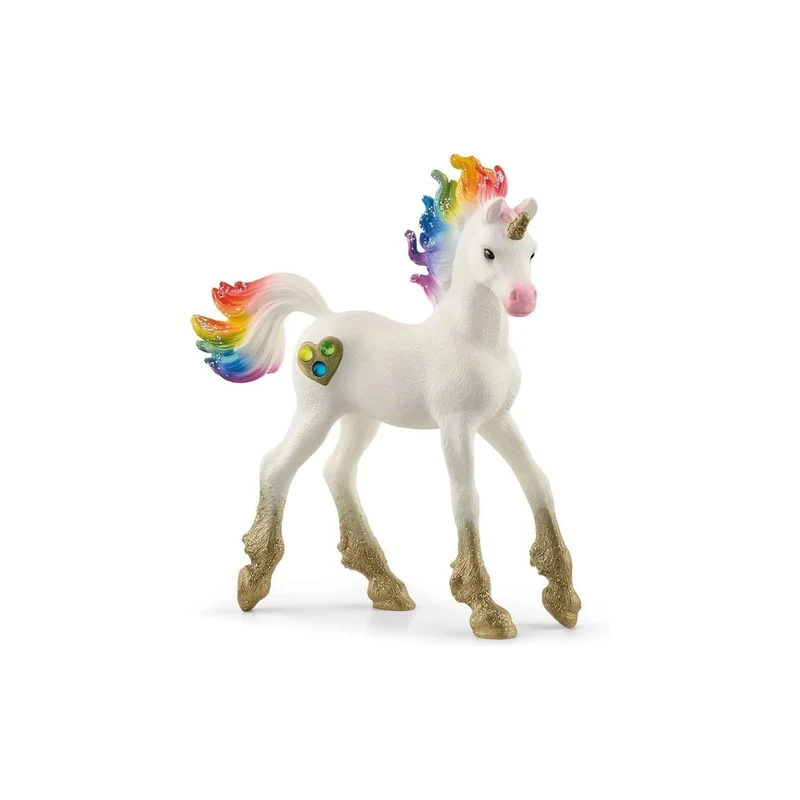Figura animales Schleich Unicornio arcoíris Potro (70727)