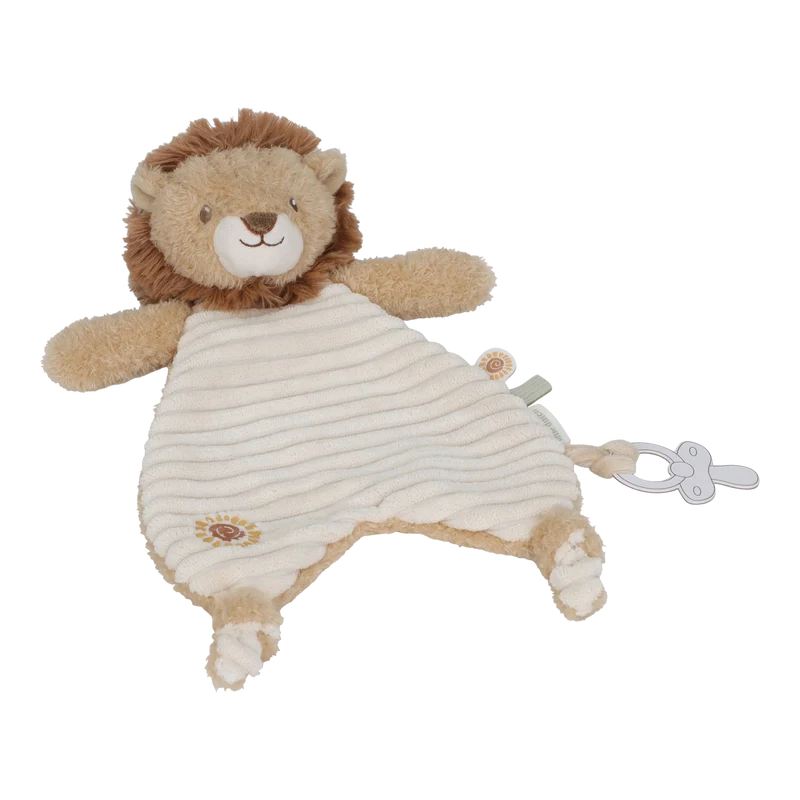 Doudou león texturas Safari Friends · Little Dutch