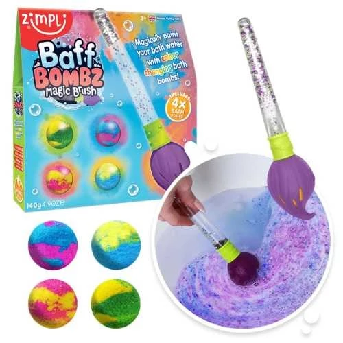 Pincel Mágico + 4 Bombas de Baño - ZIMPLI