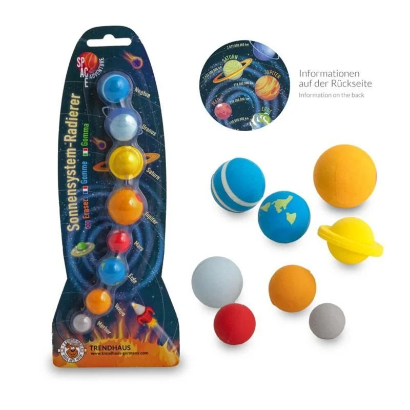 Gomas de borrar Sistema Solar · Moses