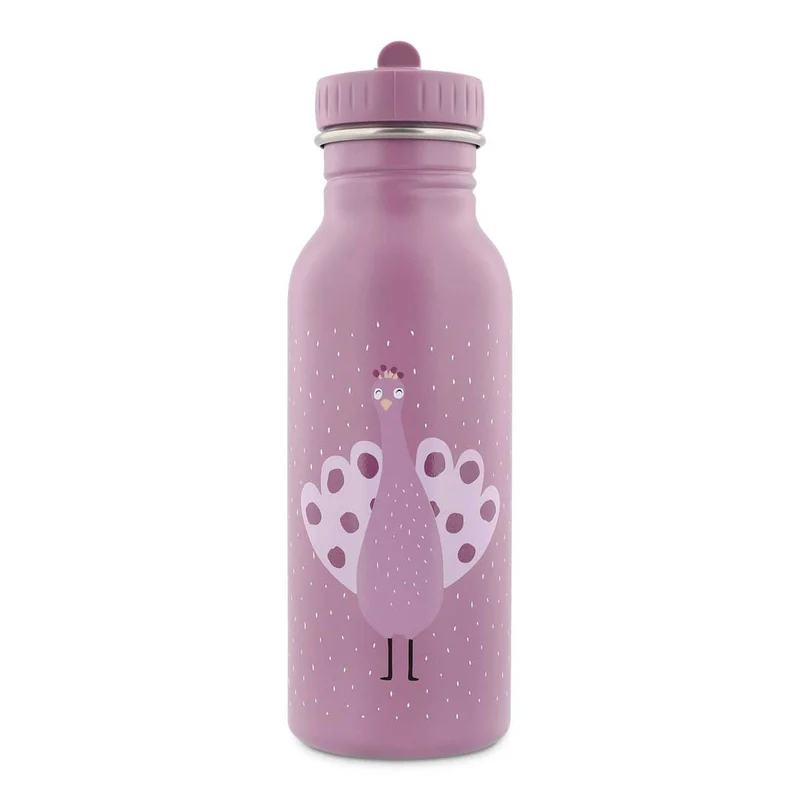 Botella Acero Mrs. Peacock 500ml · Trixie