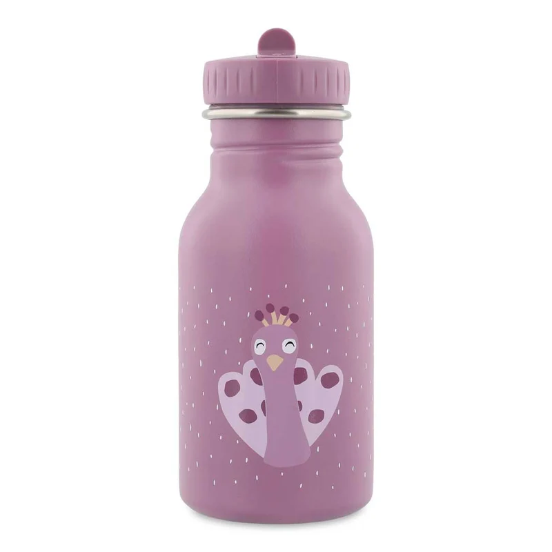 Botella Acero Mrs. Peacock 350ml · Trixie