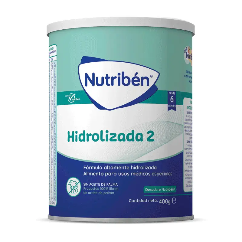 Nutribén Hidrolizada 2 Leche Continuación, 400 gr