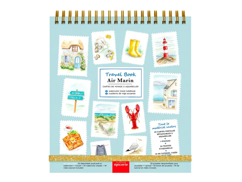 Travel Book Acuarela Air Marin · La Petite Épicerie