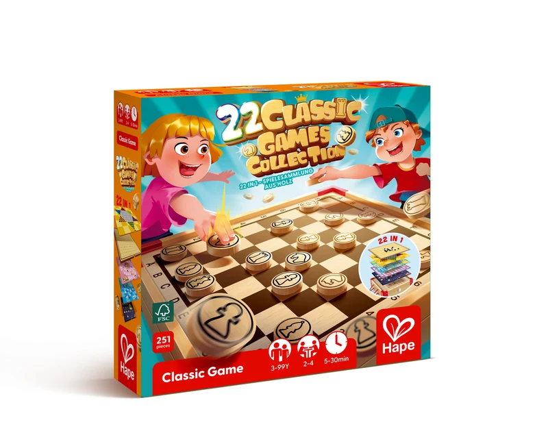 22 juegos clásicos · Hape
