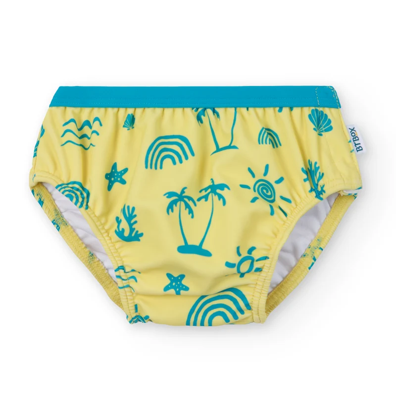 Bañador pañal · Neon Palms