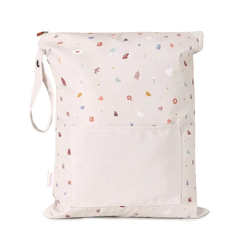 Bolsa Impermeable Grande Geometric Nature Personalizable