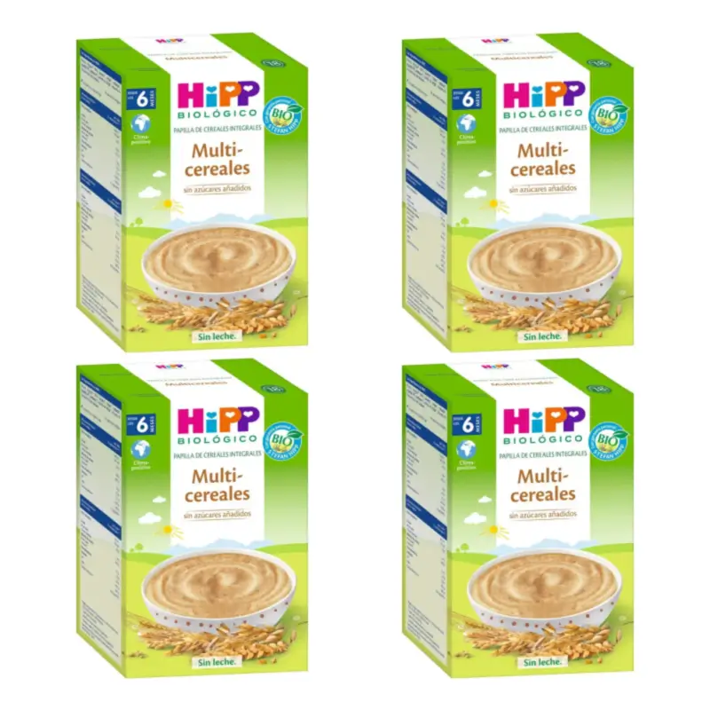 Hipp Multicereales Bio, Pack 4 x 400 G