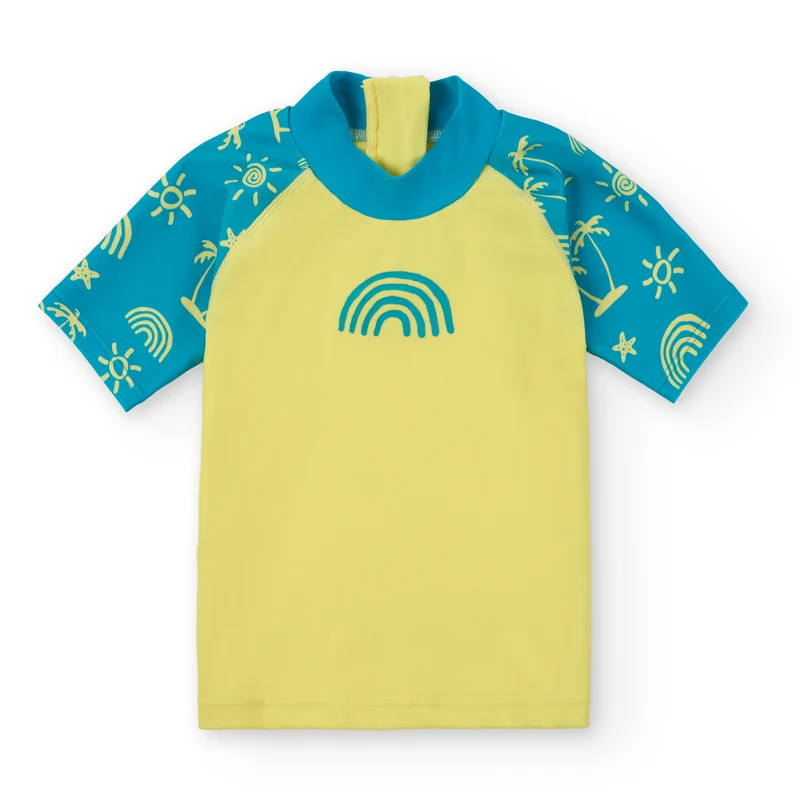Camiseta Manga Corta · Neon Palms