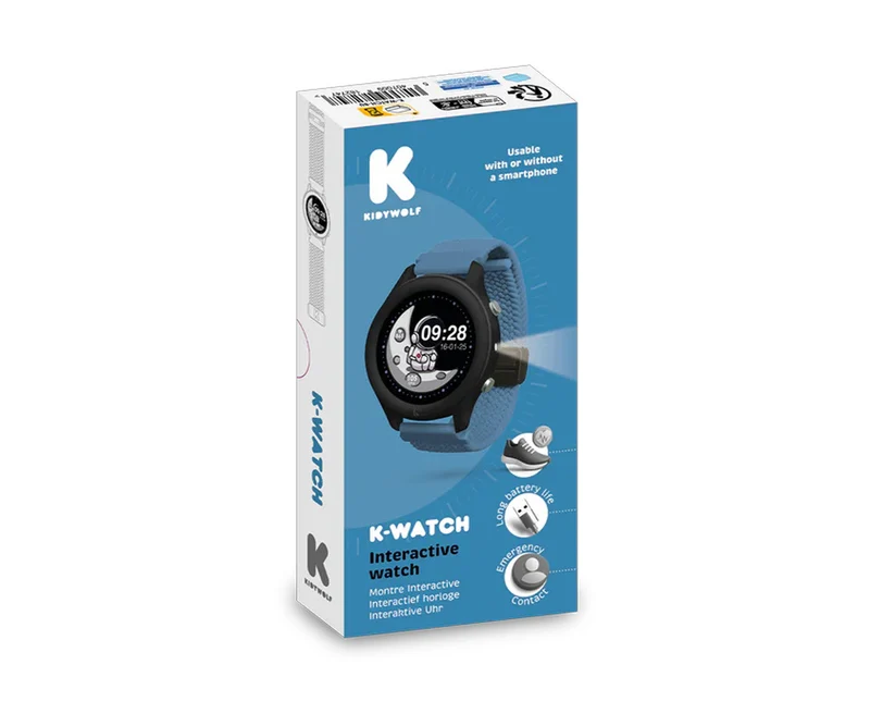 Reloj interactivo Azul - KIDYWOLF