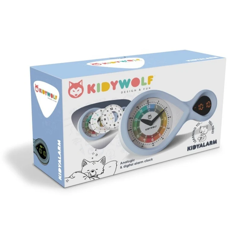 Kidyalarm despertador Azul · Kidywolf