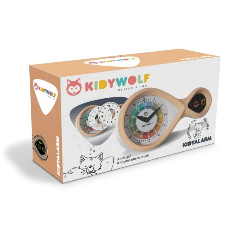 Kidyalarm despertador Ocre · Kidywolf
