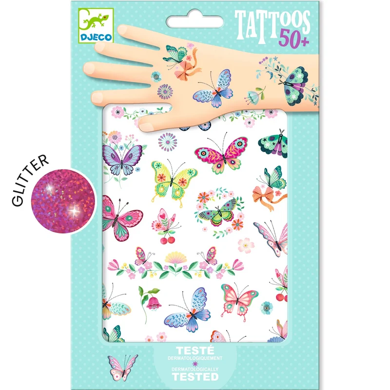 Tatuajes Mariposas de ensueño · DJECO